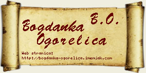 Bogdanka Ogorelica vizit kartica